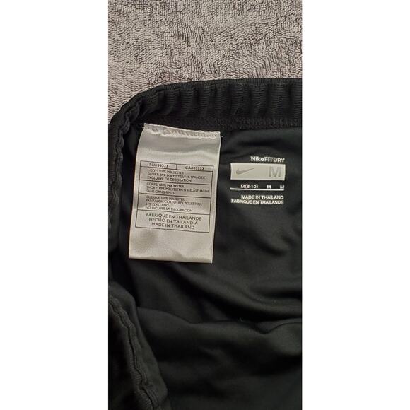 Nike Sz M Running Shorts Womens Dri Fit Black With Liner Ca15 - Picture 4 of 7